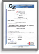 Qualitätsmanagement DIN EN ISO 9001 HEITKAMP Brückenbau GmbH